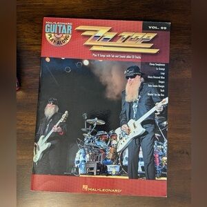 ZZ Top Hall Leonard Guitar Play Along Vol.99